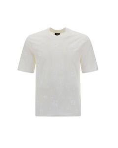 Fendi FF Motif Crewneck Short-Sleeved T-Shirt