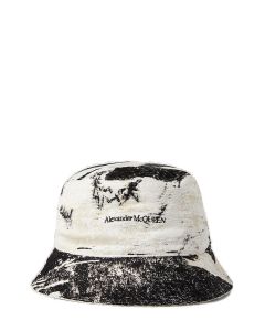 Alexander McQueen Logo-Embroidered Bucket Hat