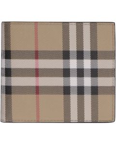 Burberry Checked Bifold Wallet
