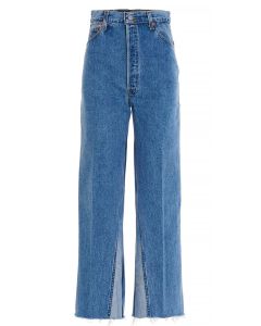 RE/DONE Wide-Leg Cropped Jeans