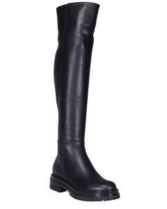 Gianvito Rossi Quinn Round Toe Knee-High Boots