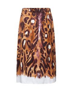 Marni Allover Patterned A-Line Midi Skirt