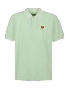 Kenzo Tiger Embroidered Short-Sleeved Polo Shirt