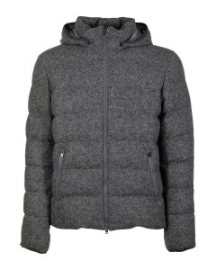 Herno Hooded Padded Zip-Up Jacket