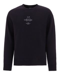 C.P. Company Logo Detailed Crewneck Sweatshirt