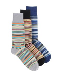 Paul Smith Striped Three-Pack Socks