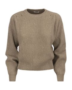 Dazzling & Sparkling Cashmere And Wool Rib Knit