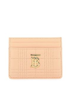 Burberry Lola Logo Plaque Quilted Cardholder