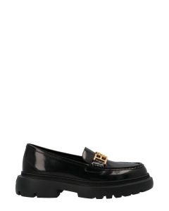 Bally Logo Plaque Slip-On Loafers