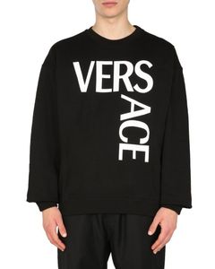 Versace Logo Lettering Sweatshirt