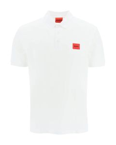 Hugo Logo Patch Short-Sleeved Polo Shirt