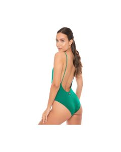 Pleated Plisse One Piece Swimsuit