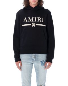 Amiri Logo-Printed Straight-Hem Hoodie
