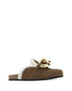 JW Anderson Chain Shearling Mules