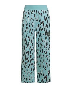 Adidas By Stella McCartney Leopard Print Cropped Track Pants