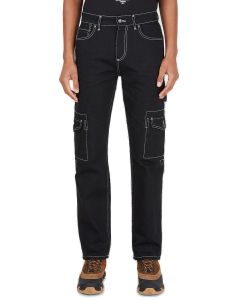 Burberry Straight Fit Topstitched Japanese Denim Jeans