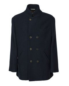 Brunello Cucinelli Double Breasted Peacoat