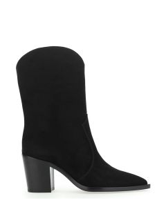 Gianvito Rossi Pointed Toe Slip-On Boots