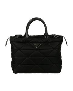 Top Handle Quilted Shopper Bag