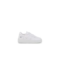 Step Calf White Sneakers