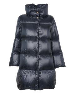 Herno Button-Up High Neck Padded Coat