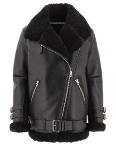 Acne Studios Oversized-Fit Leather Jacket