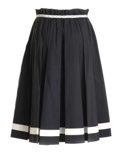 Moschino Pleated High Waisted Skirt