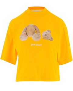 Palm Angels Bear Printed Crewneck T-Shirt