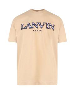 Lanvin Logo-Print Crewneck T-Shirt