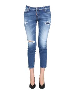 Dsquared2 Distressed Cropped Jeans