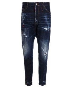 Dsquared2 Distressed Slim-Fit Jeans