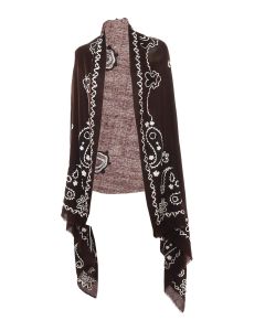 P.A.R.O.S.H. Embroidered Fringed Scarf