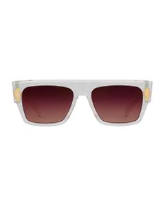B Iii Crystal Clear & Gold Sunglasses
