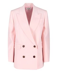 Alexander McQueen Double Breasted Long Sleeved Blazer