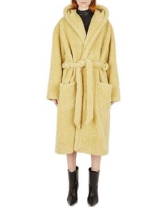 Balenciaga Hooded Bathrobe Coat