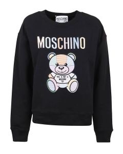 Moschino Teddy Bear-Printed Crewneck Sweatshirt