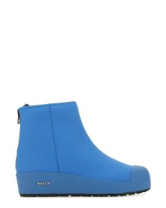Bally Guard Logo Plaque Round Toe Ankle Boots