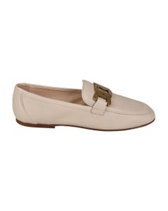 Chain Plaque Front Slip-on Loafers