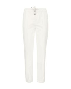 Easy Fit Cotton Trousers With Crête