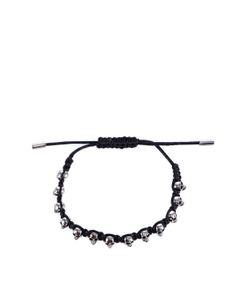 Alexander McQueen Skull Woven Bracelet