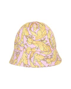 Bucket Hat With Baroque Print