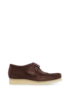 Clarks Wallabee Round Toe Lace-Up Boots