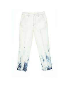 Alexander McQueen Blue Sky Print Jeans