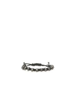 Alexander McQueen Skull Woven Bracelet