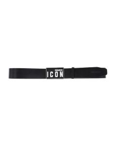 Belt With Logo Buckle