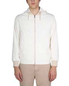 Brunello Cucinelli Zip-Up Hooded Jacket