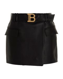 Logo Belt Skirt