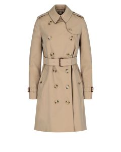 Burberry Button Detailed Kensington Trench Coat