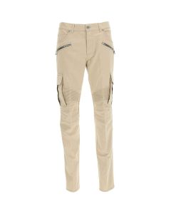 Balmain Zip Detailed Mid-Rise Cargo Trousers