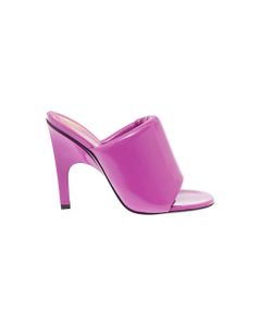 The Attico Woman's Pink Leather Rem Mules